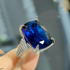 Zircon Crystal Stone Adjustable Ring