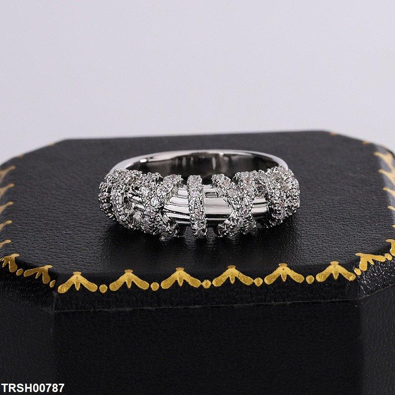 Covered Zircon Ring
