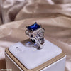 Square Zircon Ring