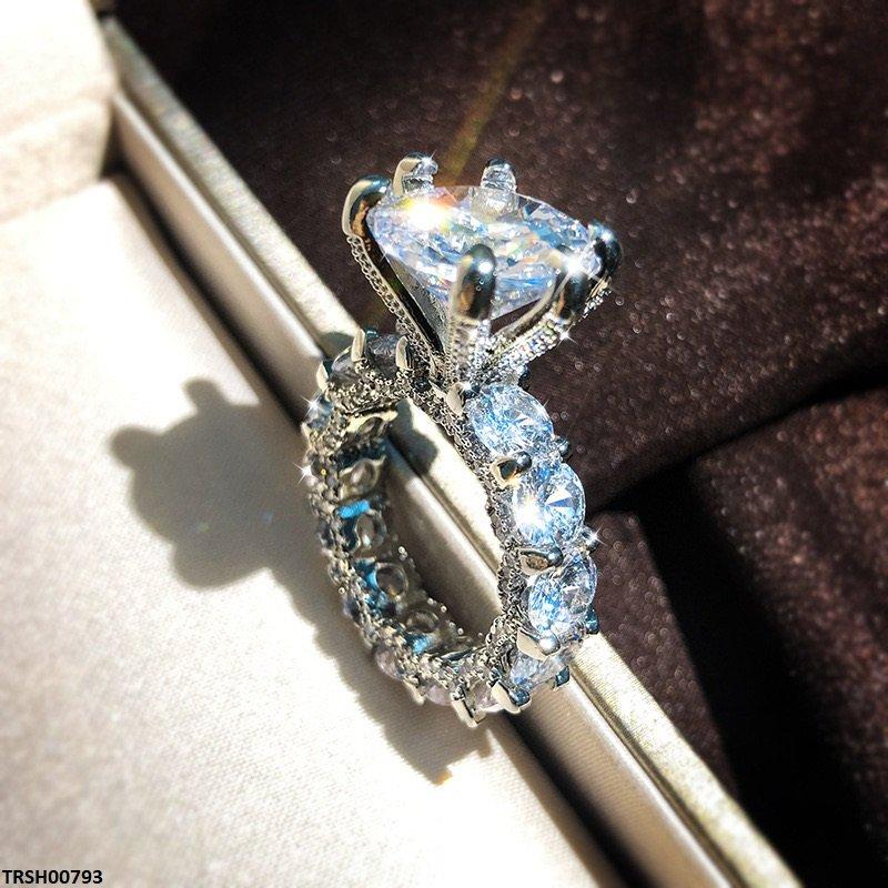 Round Cathedral Zircon Ring