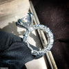 Round Cathedral Zircon Ring