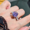 Cathedral Purple Ring Adjustable