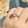 Round Zircon Ring Adjustable