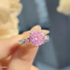Round Zircon Ring Adjustable