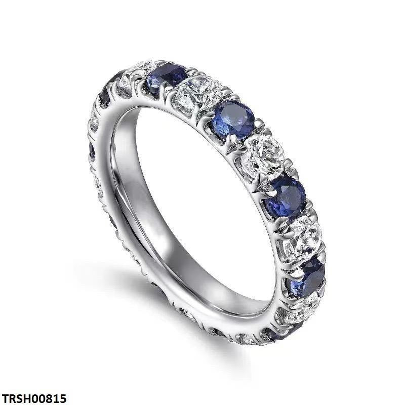 Round Sapphire Eternity Ring
