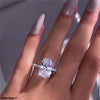 Oval Zircon Ring
