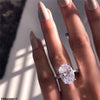 Oval Zircon Ring