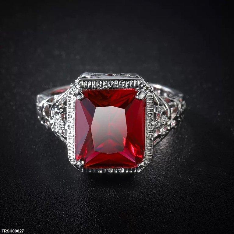Square Stone Ring