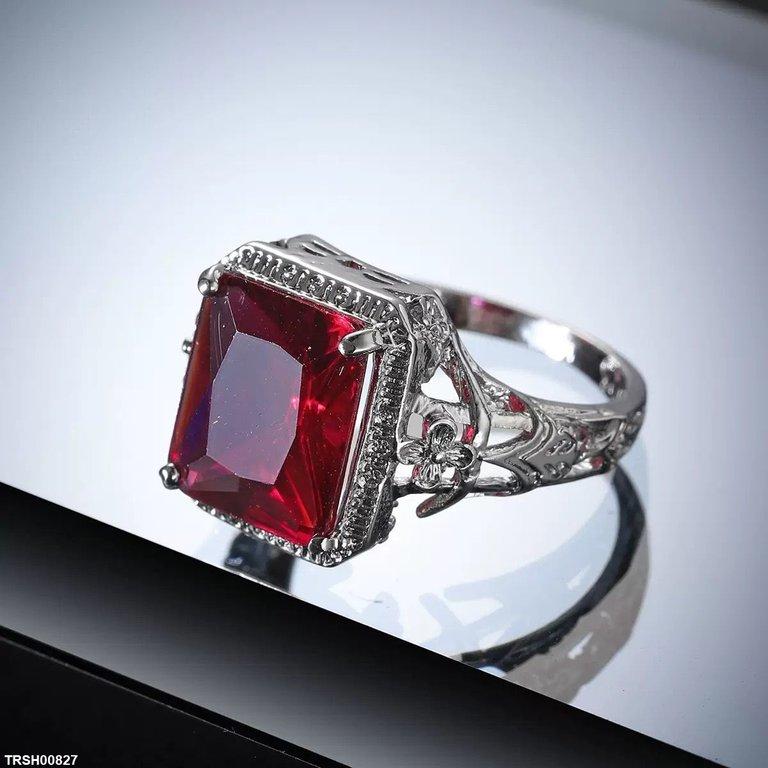 Square Stone Ring