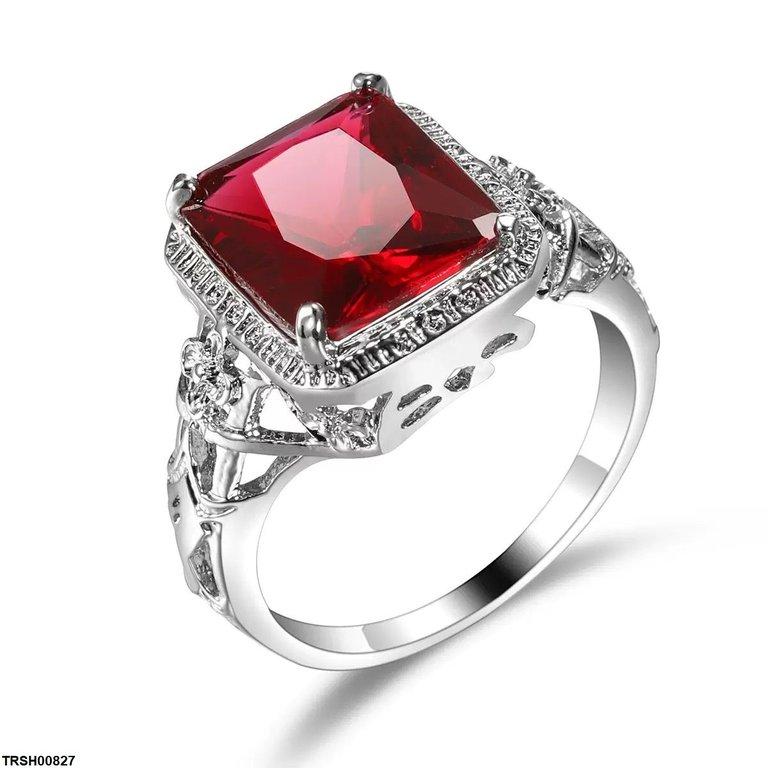Square Stone Ring
