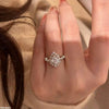 Tear Zircon Ring Adjustable