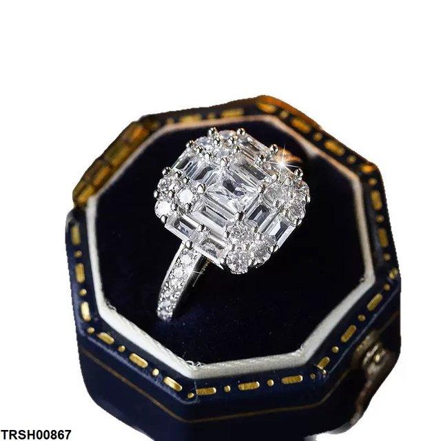 Square Stone Zircon Ring