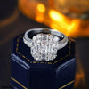 Square Stone Zircon Ring