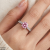 Round Stone Ring Adjustabe