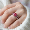 Oval/Square Layered Ring Adjustable