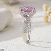 Round Zircon Stone Ring Adjustable