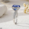 Round Zircon Stone Ring Adjustable