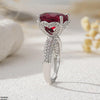 Round Zircon Stone Ring Adjustable