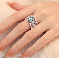 Zircon Oval Ring