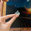Double Tear/Leaf Ring Adjustable