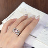 Round Pink Stone Ring Adjustable