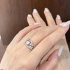 Round Pink Stone Ring Adjustable