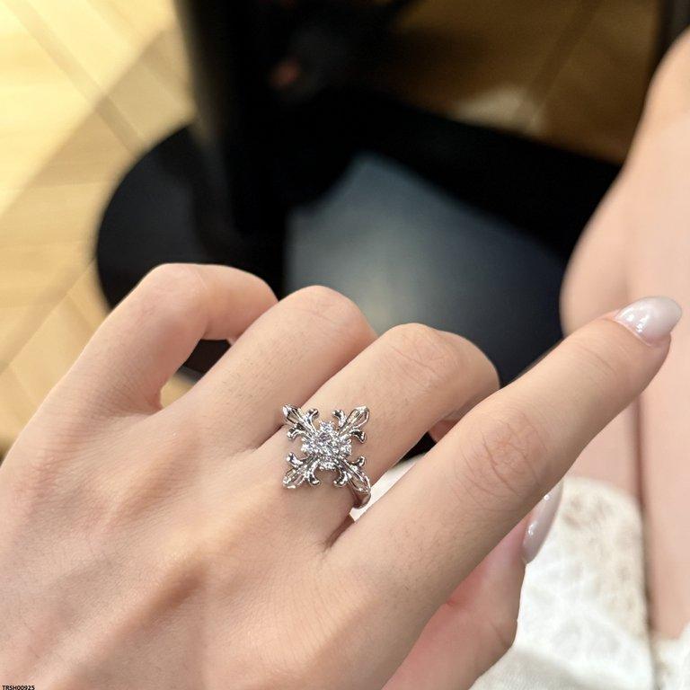 Cross Stone Ring Adjustable