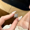 Cross Stone Ring Adjustable