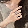 Cross Stone Ring Adjustable