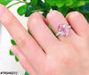 Pink Cocktail Adjustable Ring