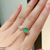Pear & Rectangle Adjustable Ring