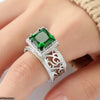Square Larger Band Ring