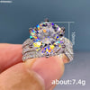 Round Curved Link Ring