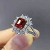 Square Flower Ring