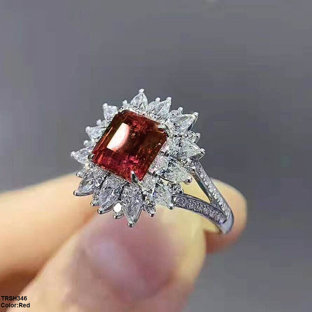 Square Flower Ring