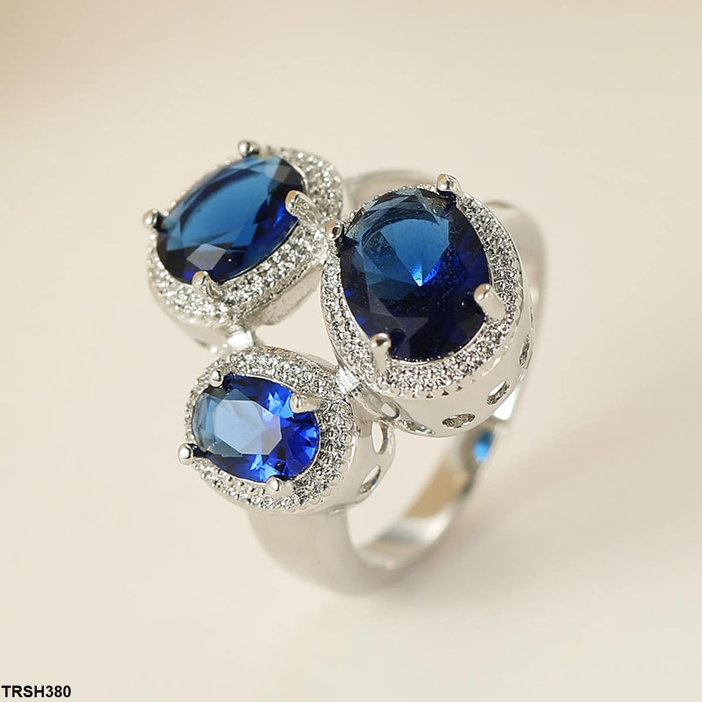 Triplet Oval Ring