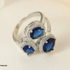 Triplet Oval Ring