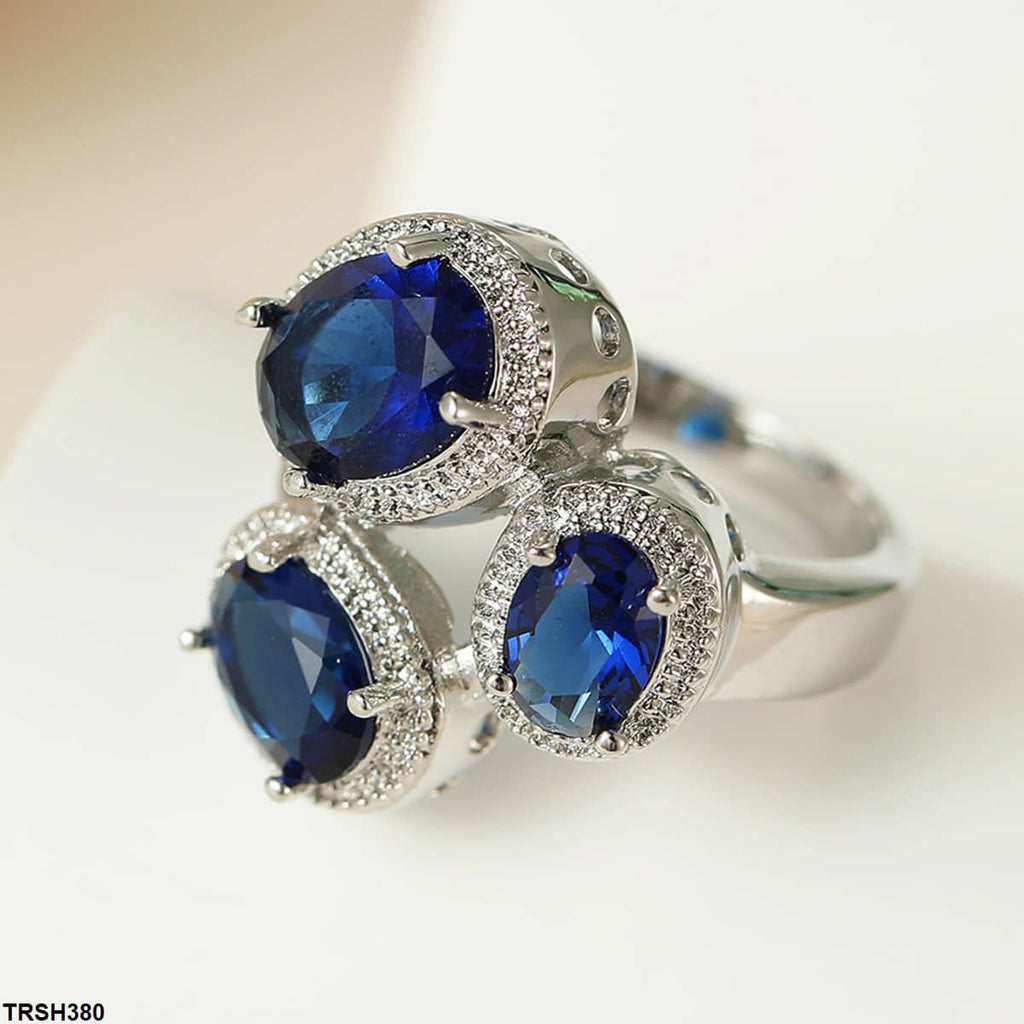 Triplet Oval Ring