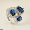 Triplet Oval Ring