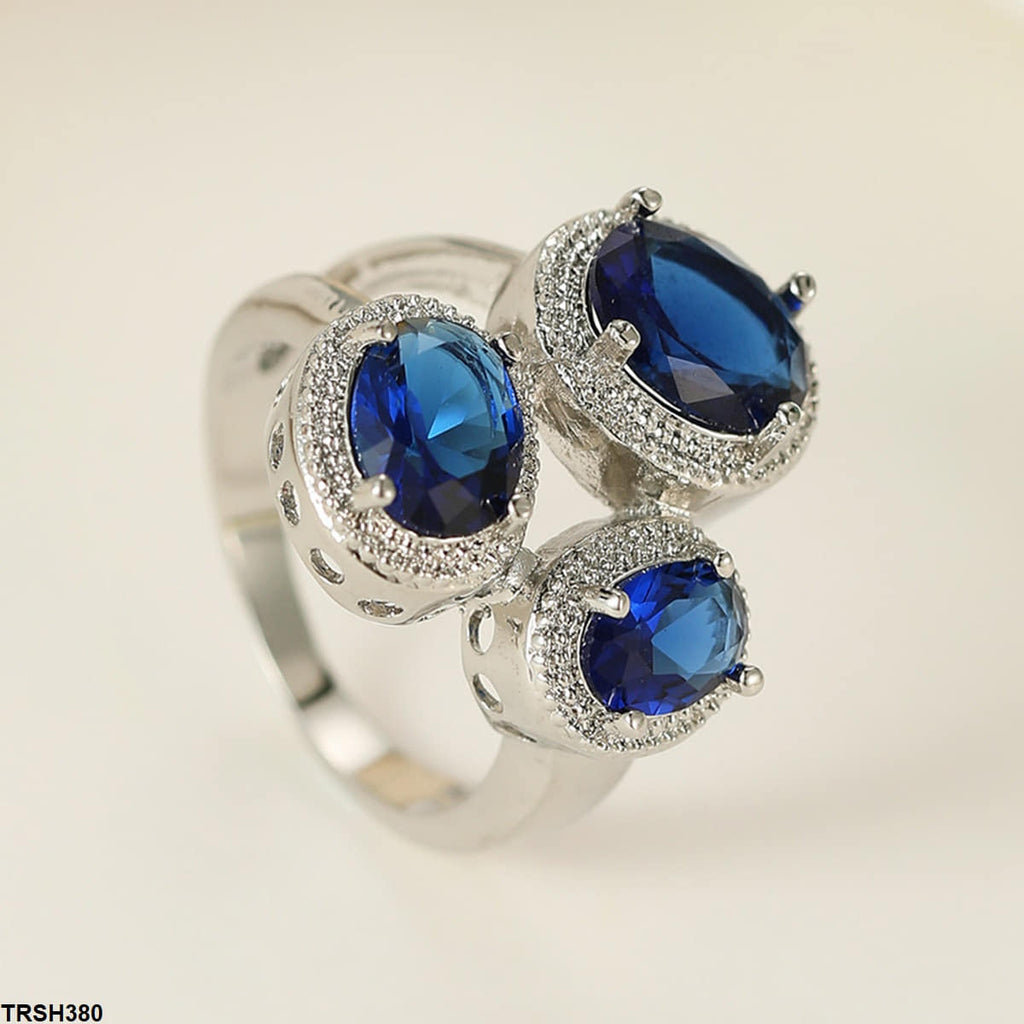 Triplet Oval Ring
