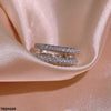 Square Layered Zircon Ring