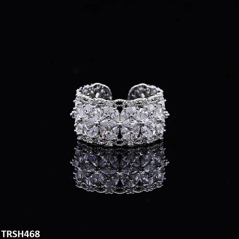 Flower Round Ring Adjustable