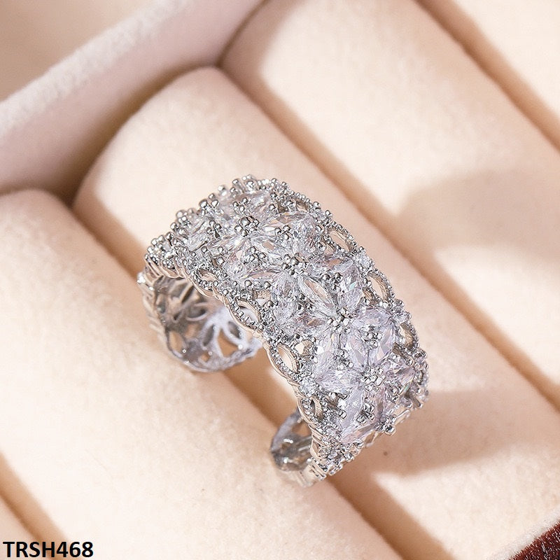 Flower Round Ring Adjustable