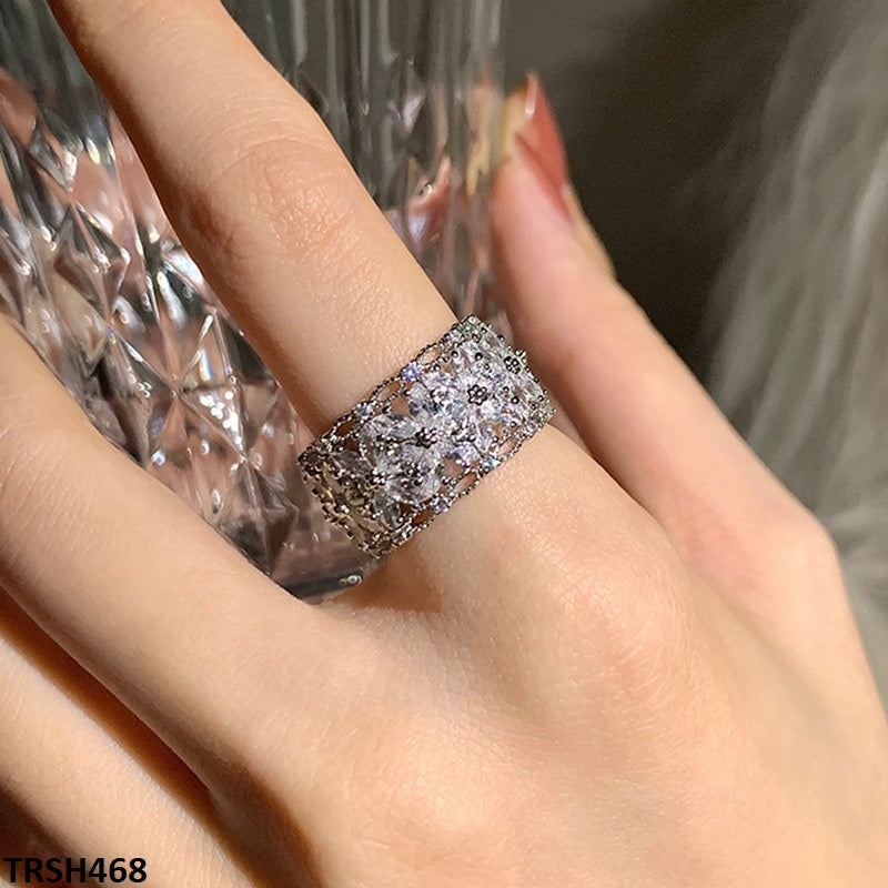 Flower Round Ring Adjustable