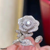 Open Flower Ring Adjustable