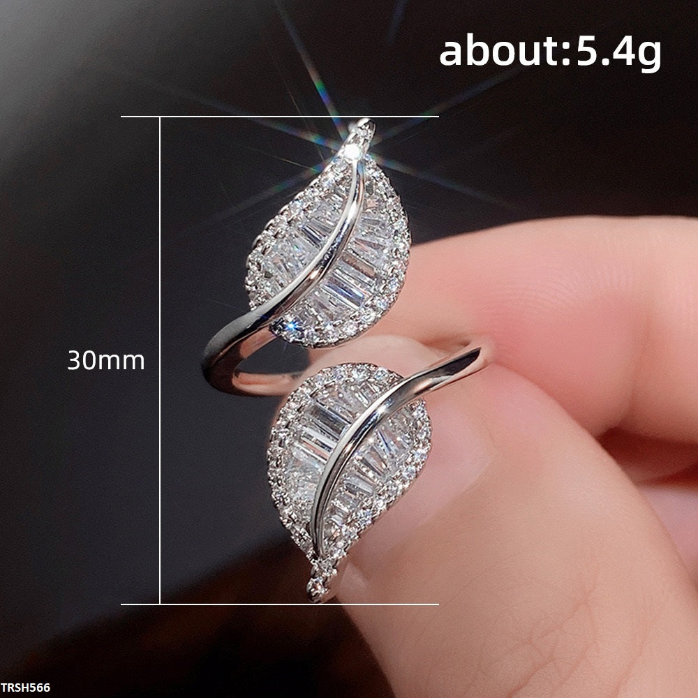 Double Leaf Ring Adjustable