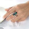 Spinel Three Layer Ring