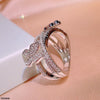 Double Butterfly Ring