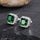 Square Stud Zircon Pair