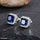 Square Stud Zircon Pair